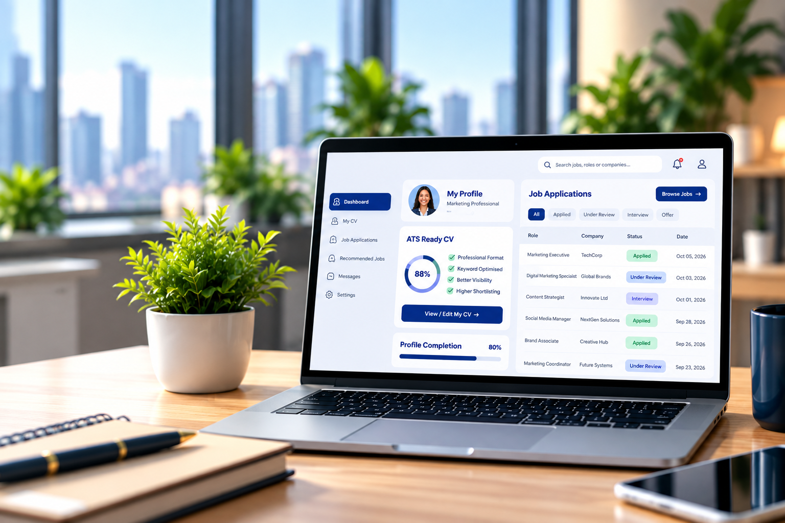 CareerJacks ATS CV and job application support